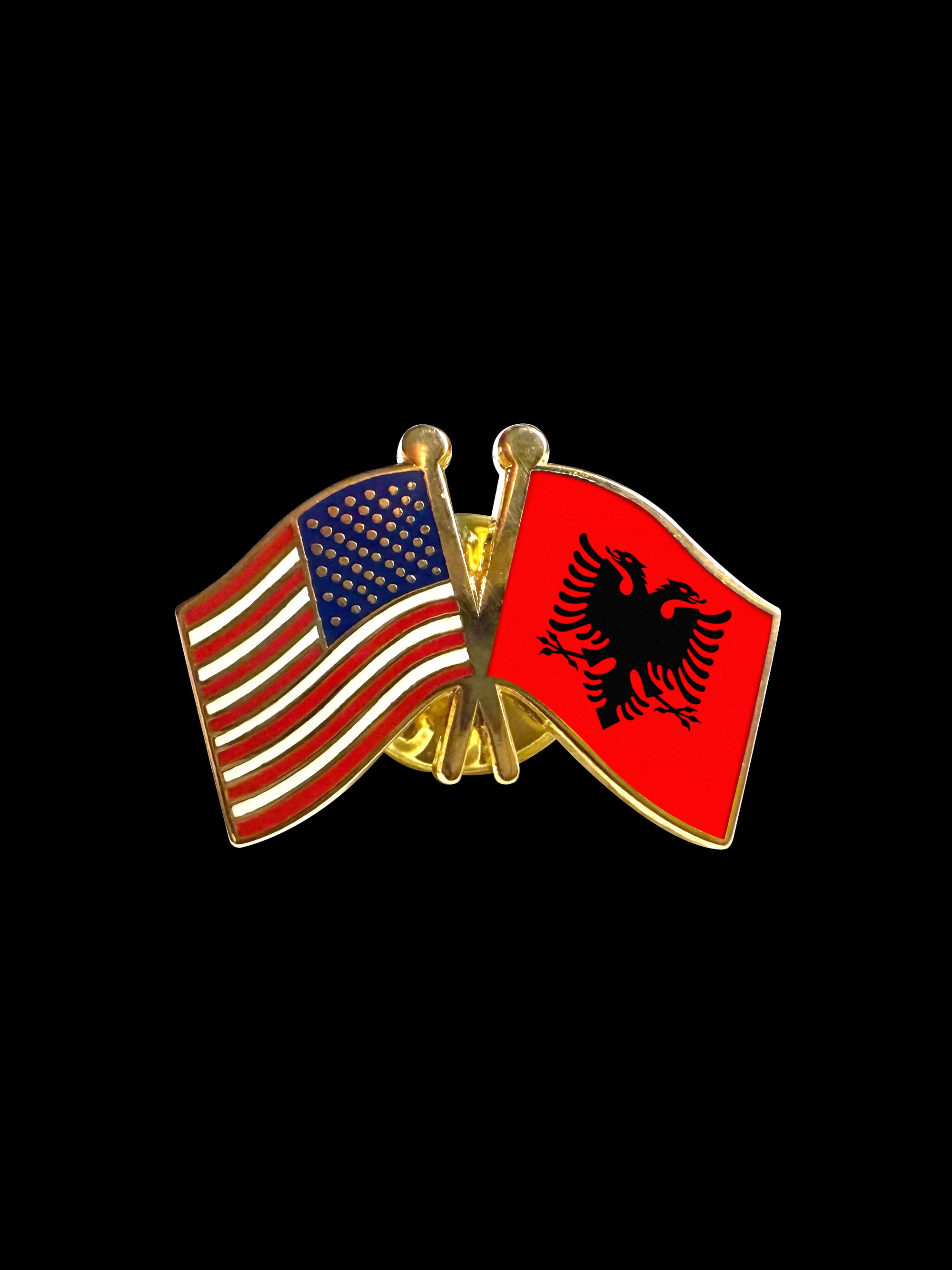 Albania Friendship Lapel Pin