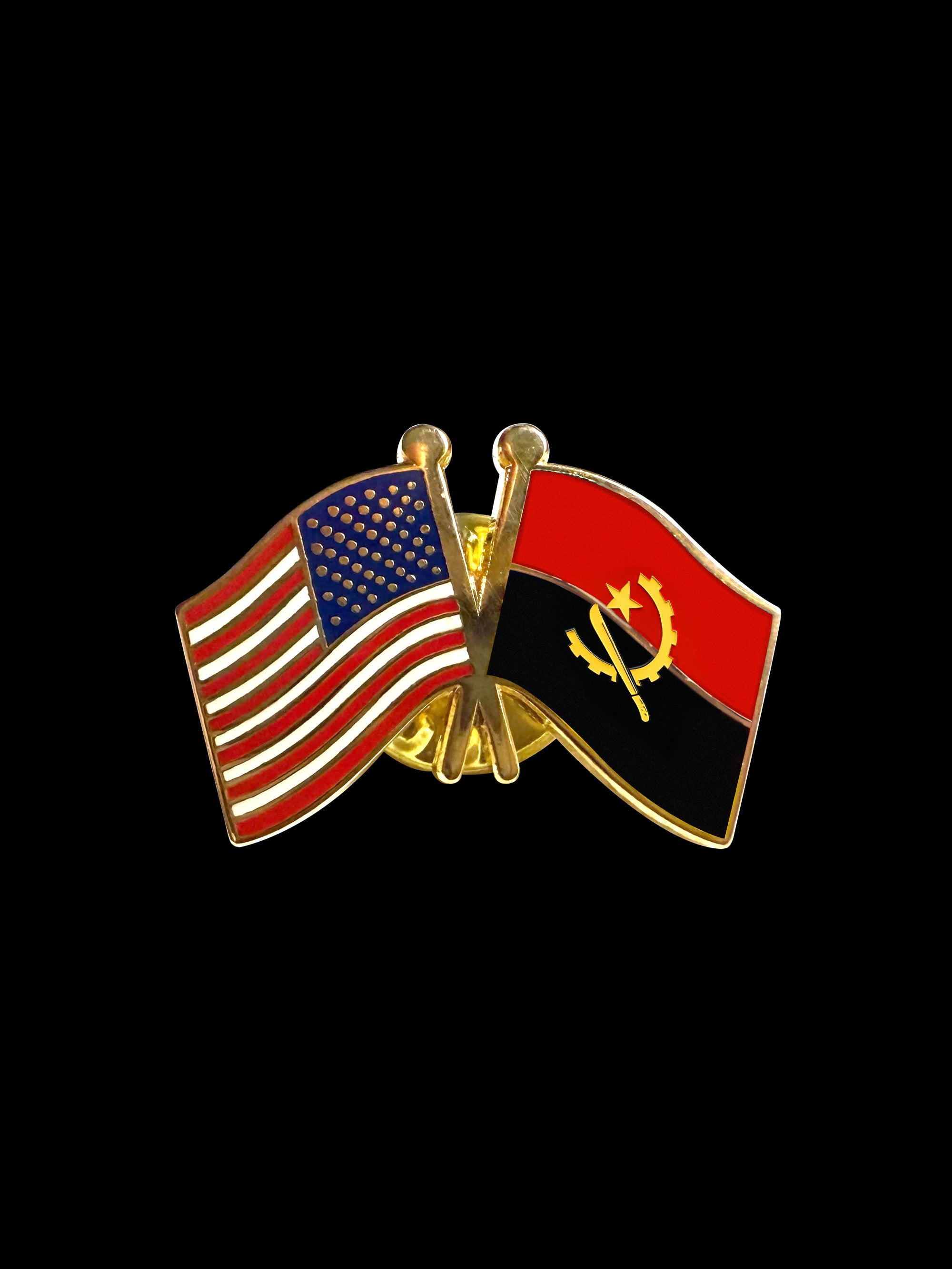 Angola Friendship Lapel Pin
