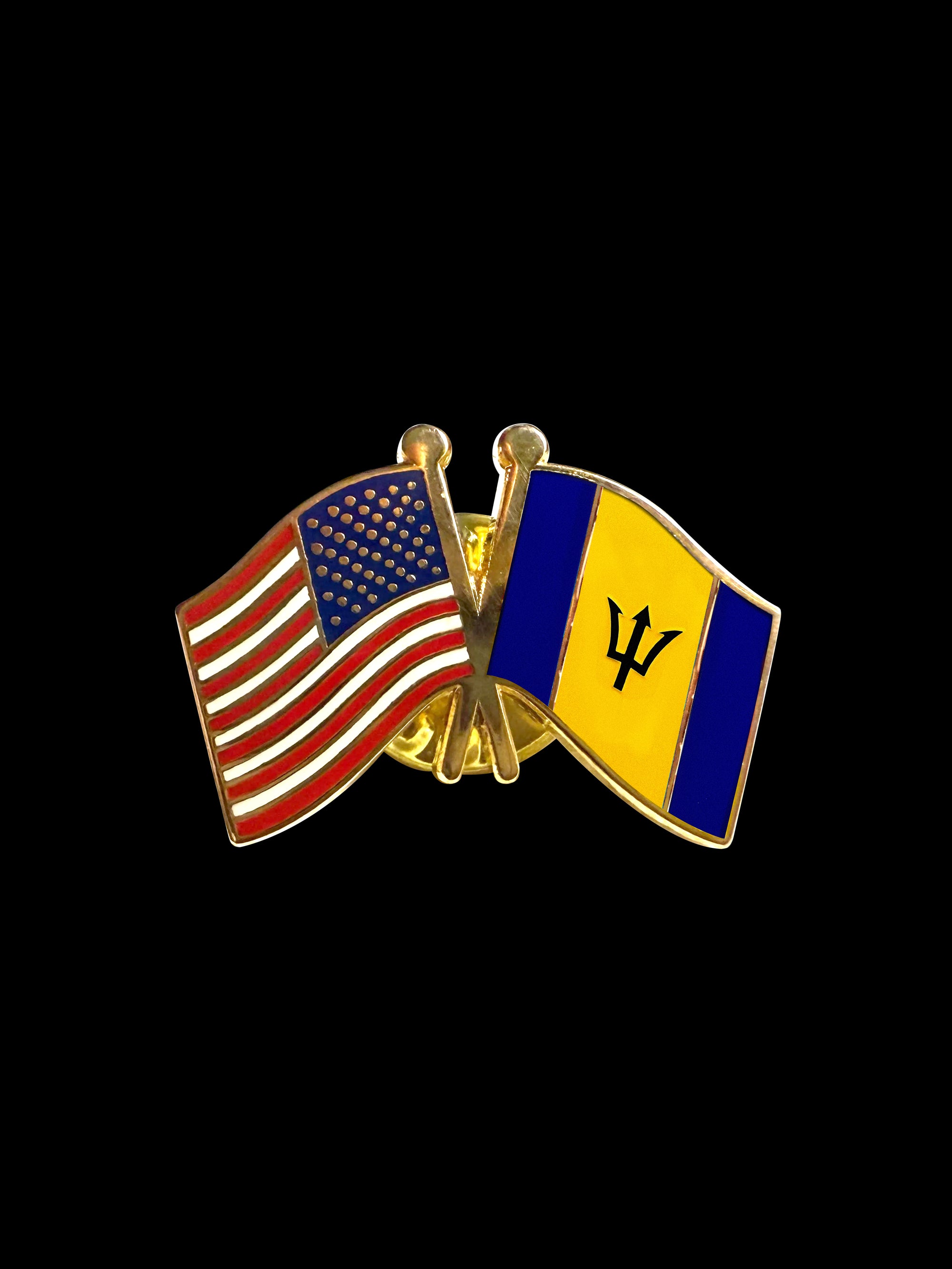 Barbados Friendship Lapel Pin