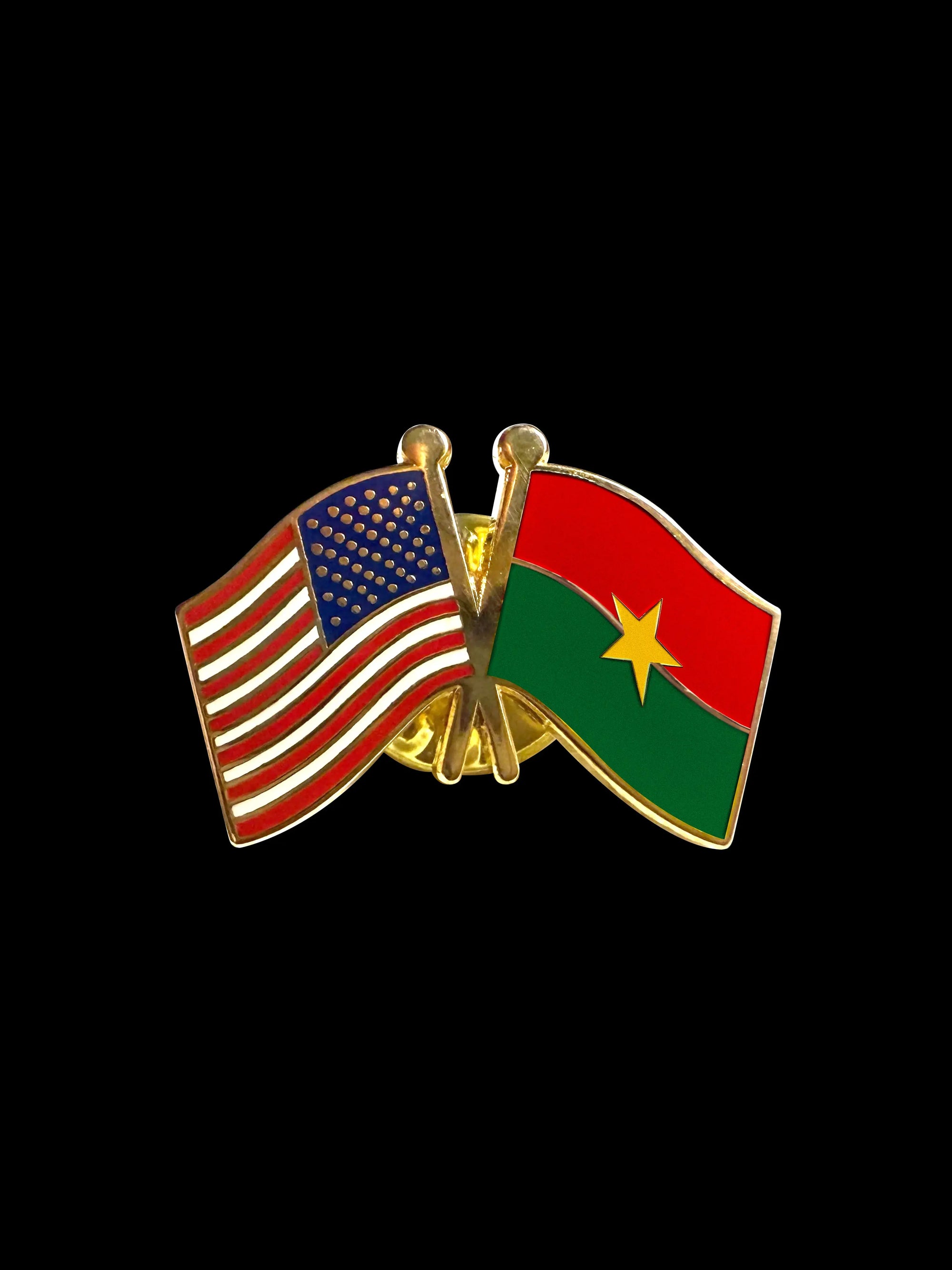 Burkina Faso Friendship Lapel Pin