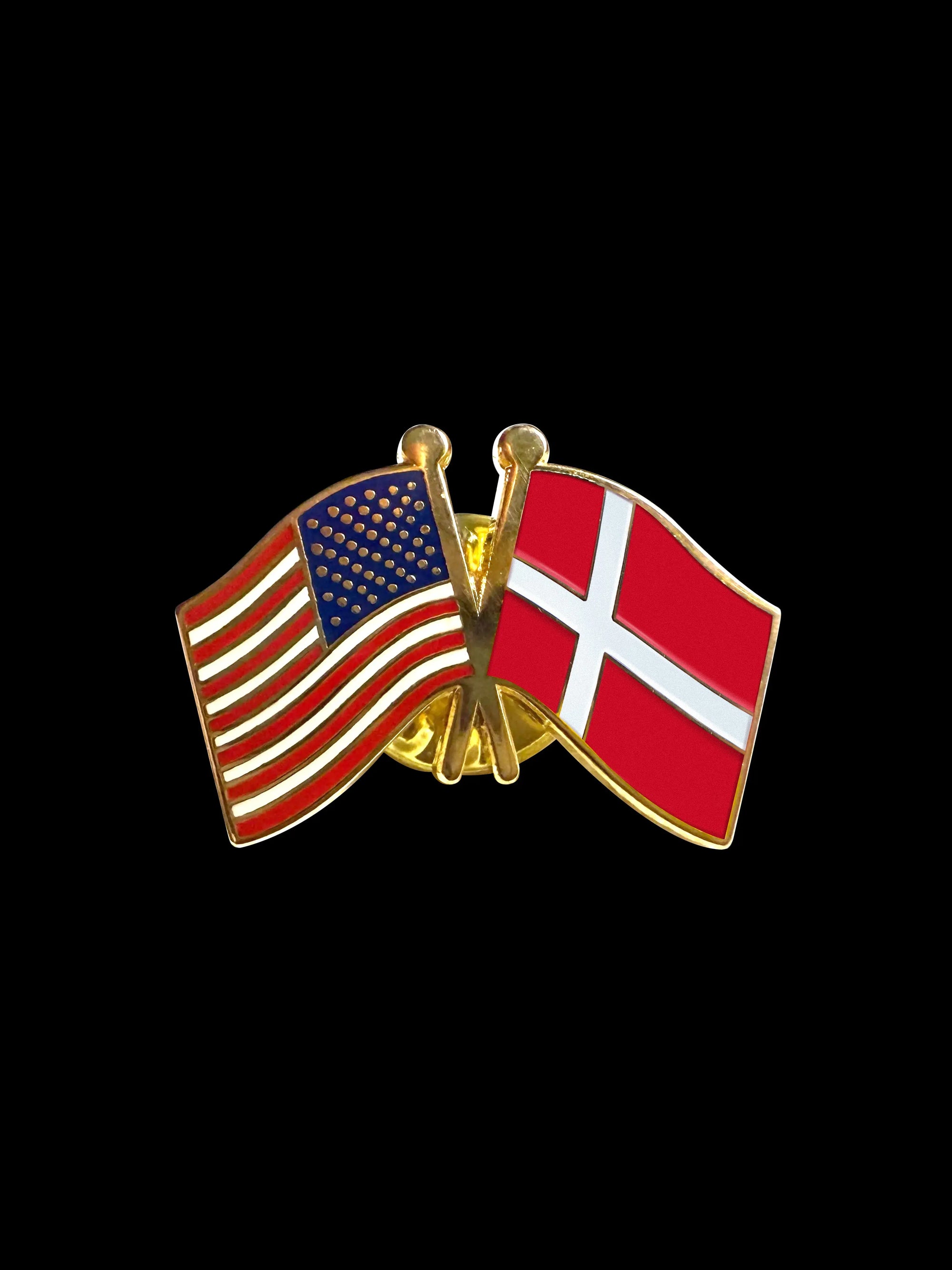 Denmark Friendship Lapel Pin