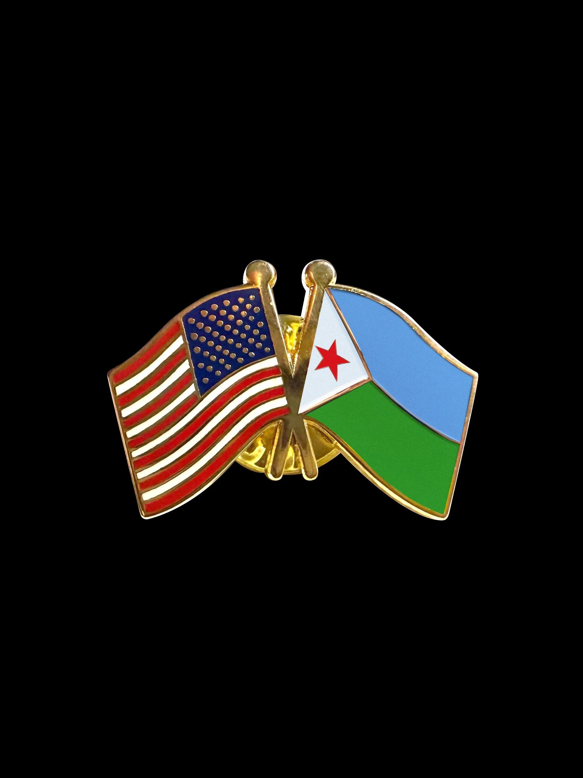 Djibouti Friendship Lapel Pin