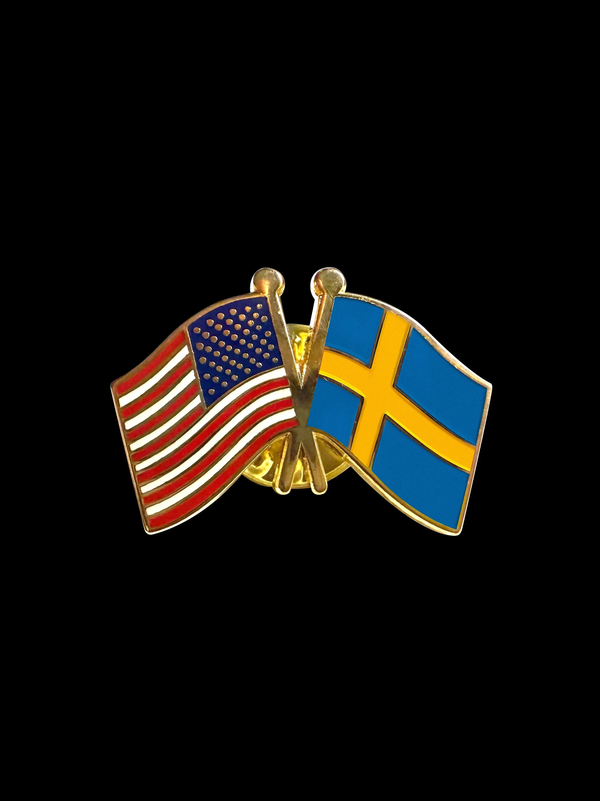 Sweden Friendship Lapel Pin
