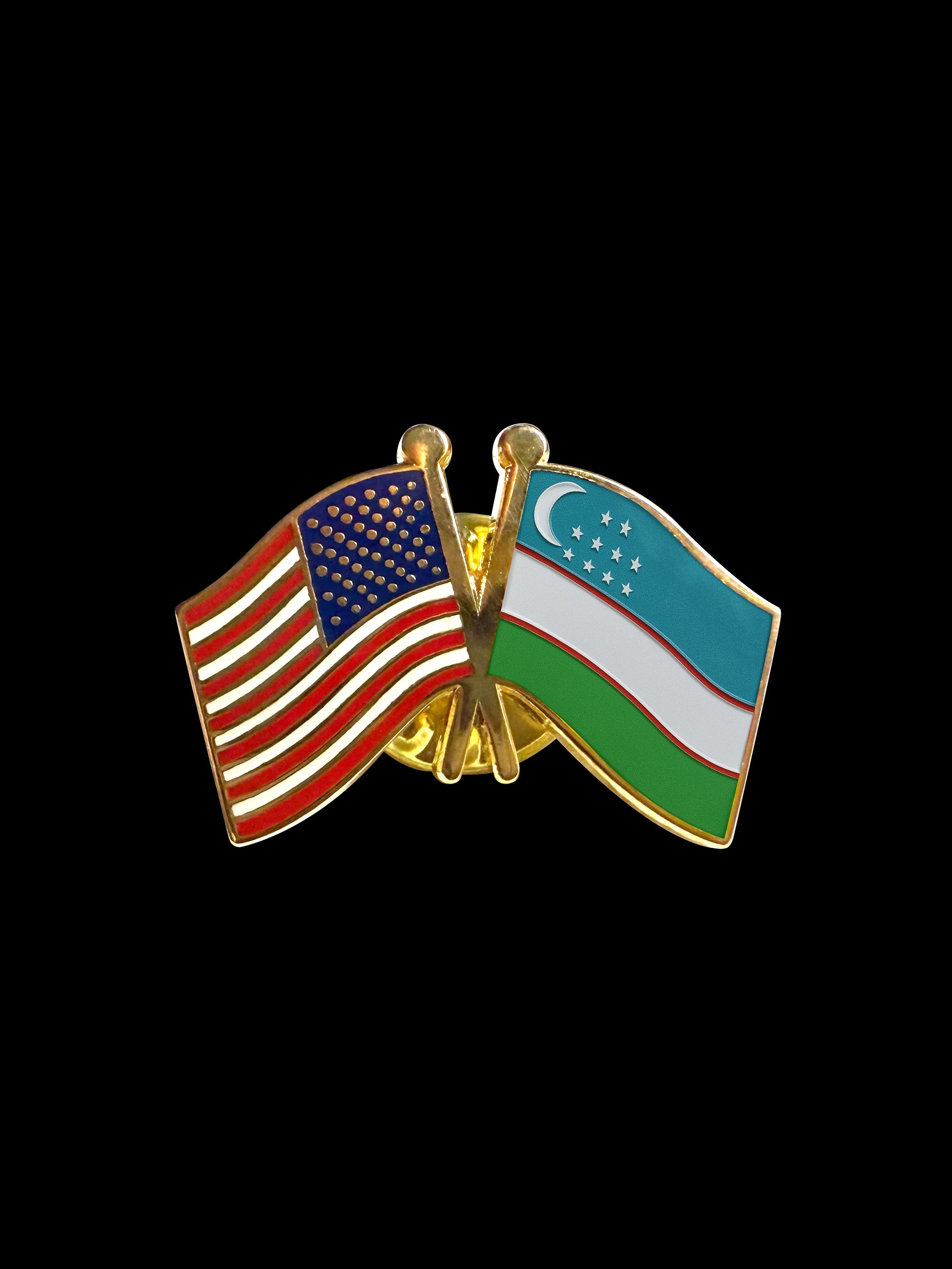 Uzbekistan Friendship Lapel Pin