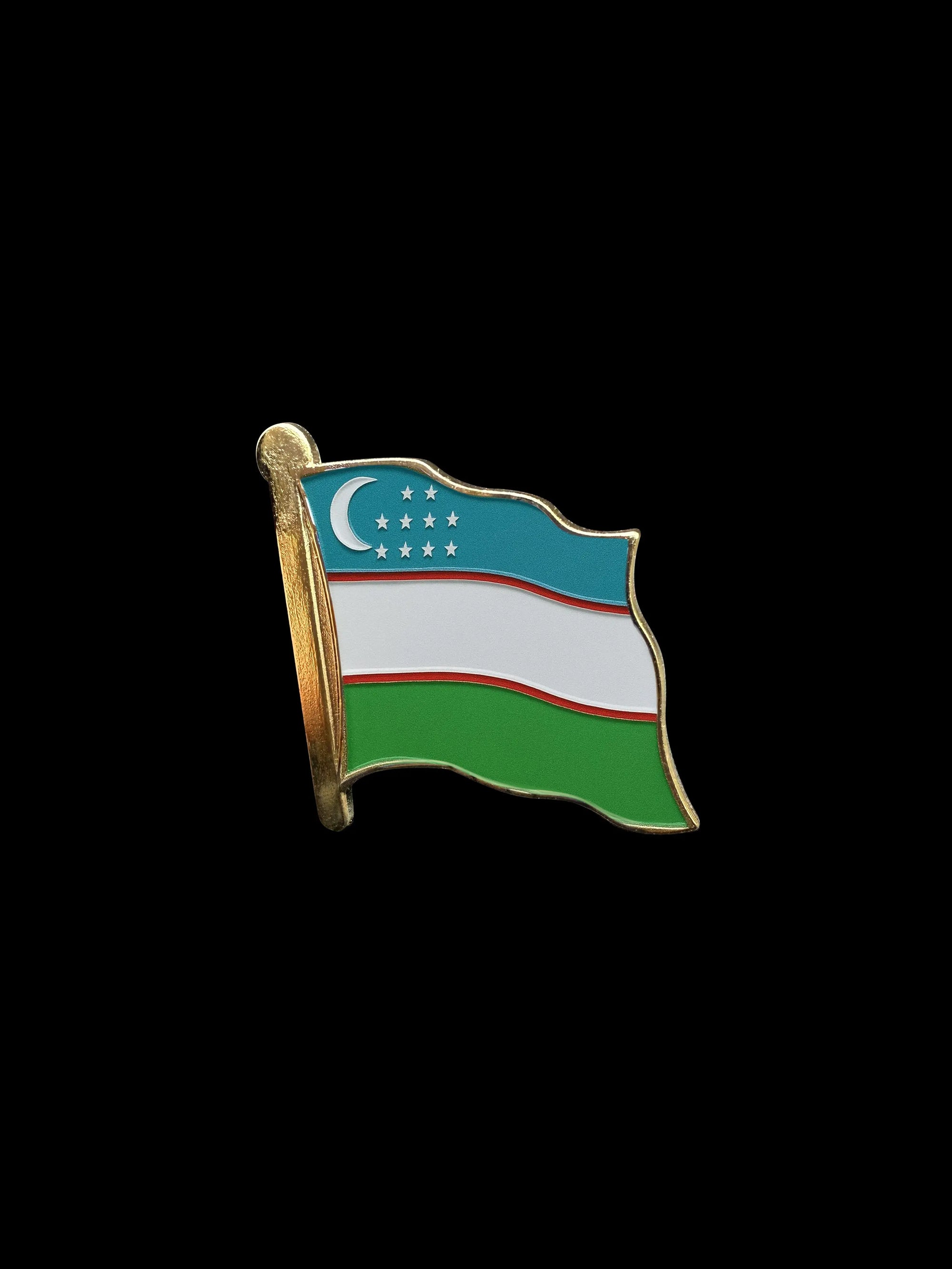 Uzbekistan Lapel Pin