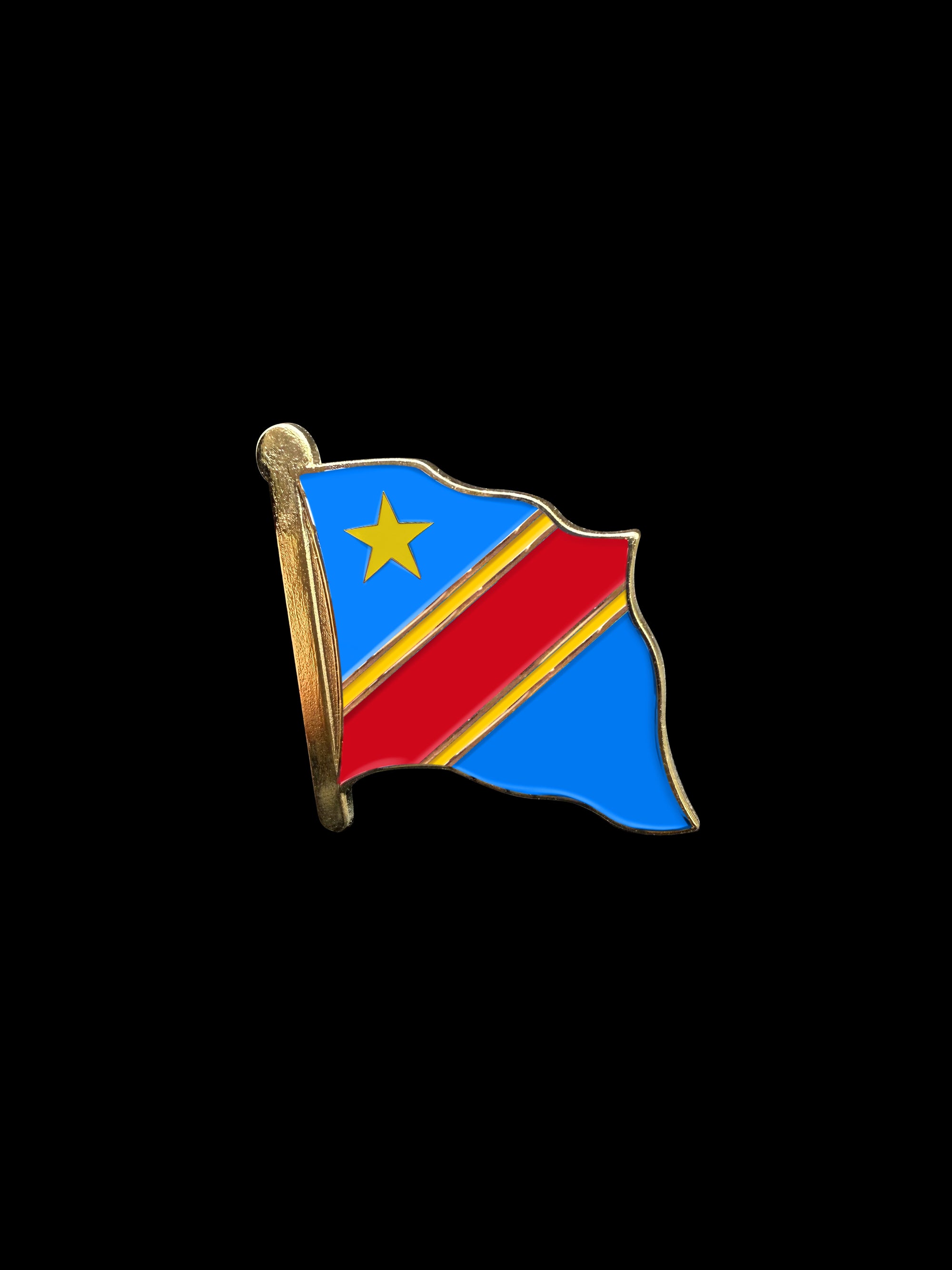 Congo, Democratic Republic of Lapel Pin
