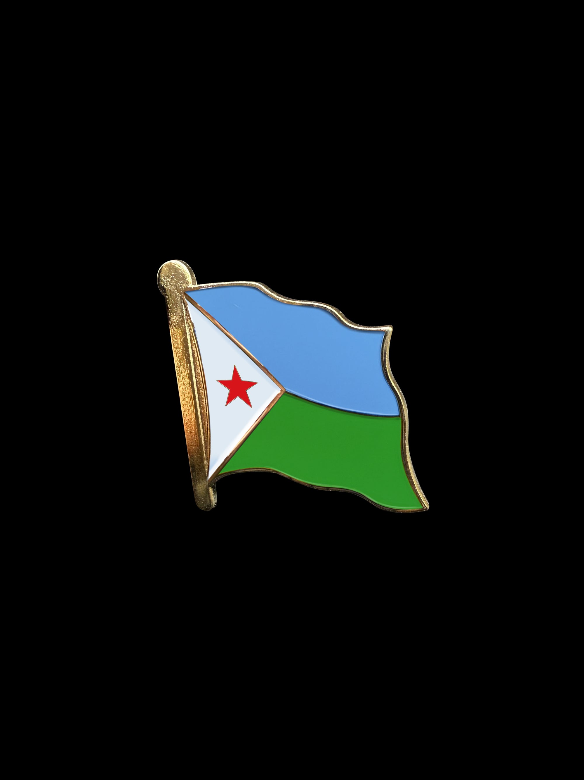 Djibouti Lapel Pin