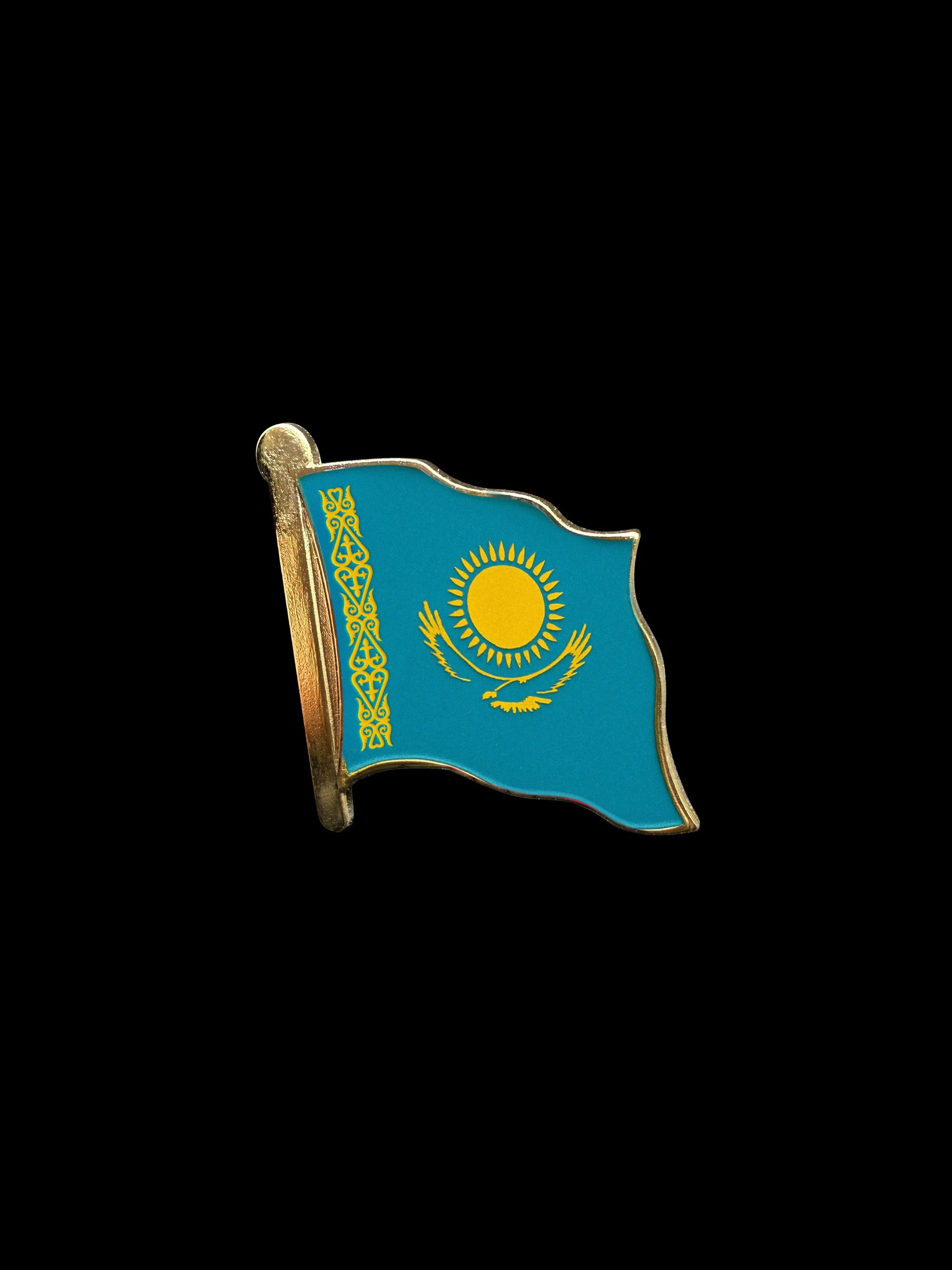 Kazakhstan Lapel Pin