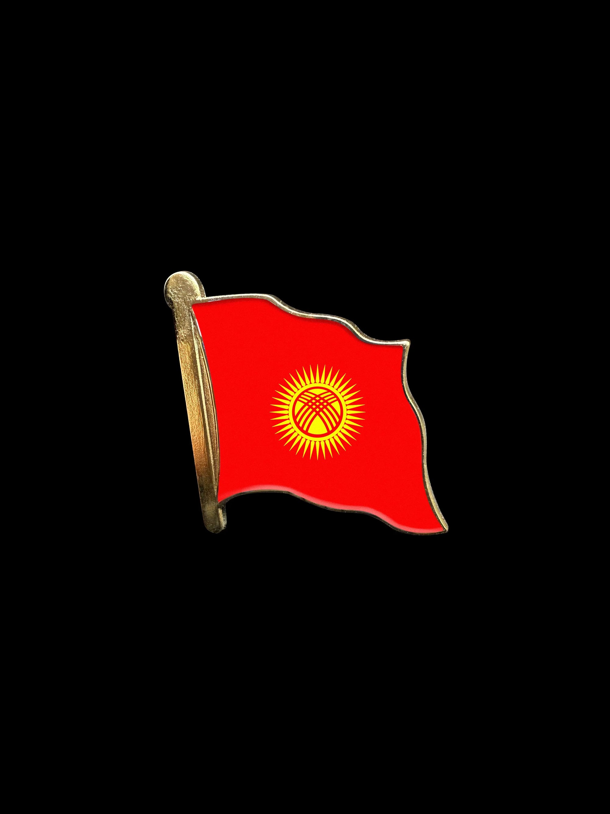 Kyrgyzstan Lapel Pin