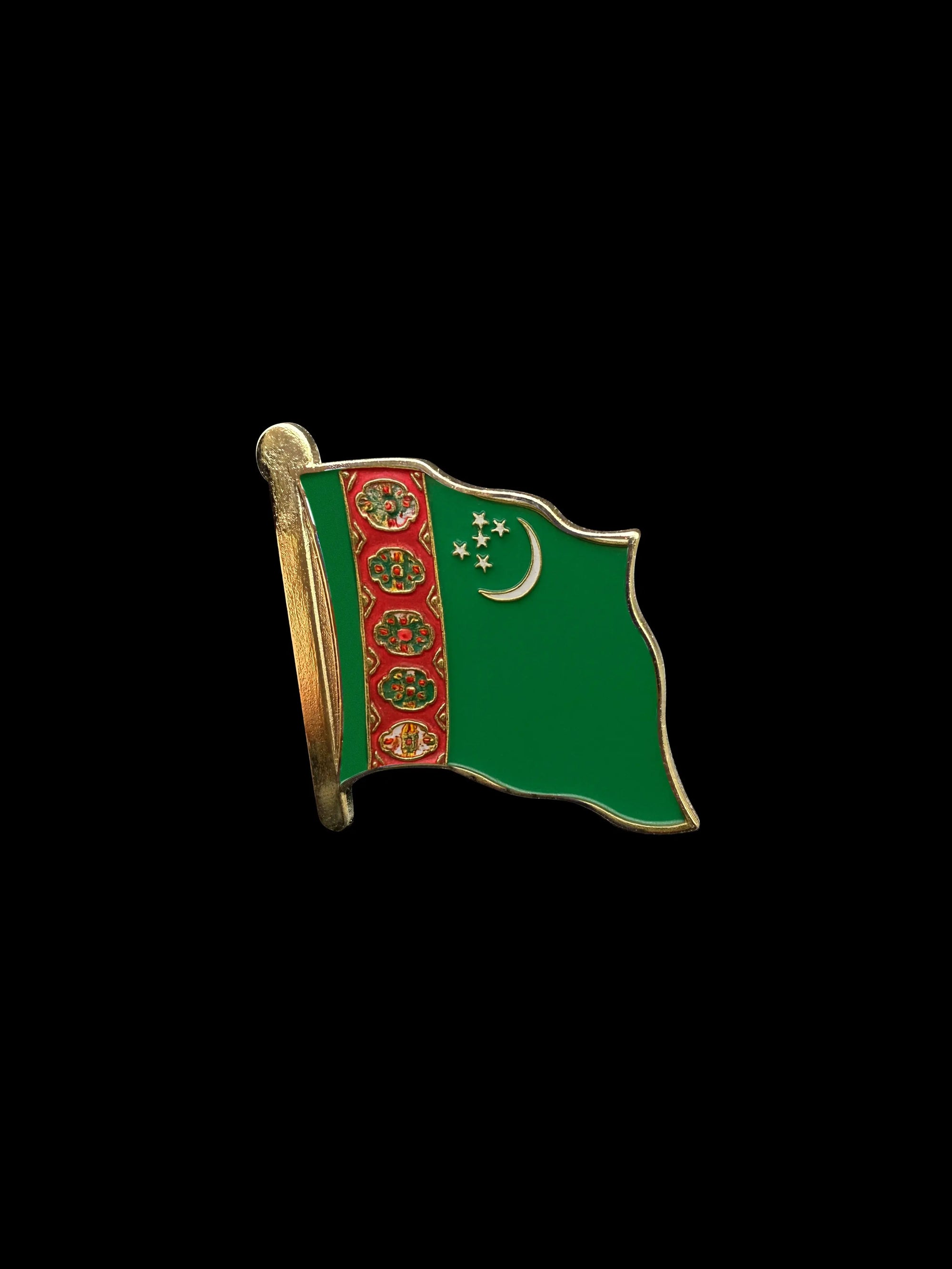Turkmenistan Lapel Pin