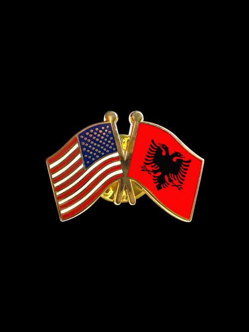 Albania Friendship Lapel Pin
