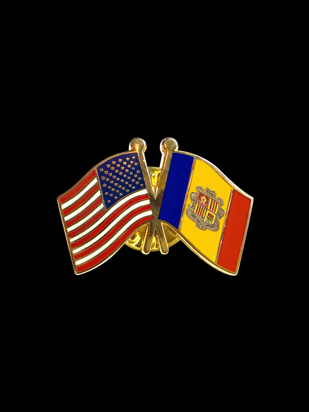 Andorra Friendship Lapel Pin