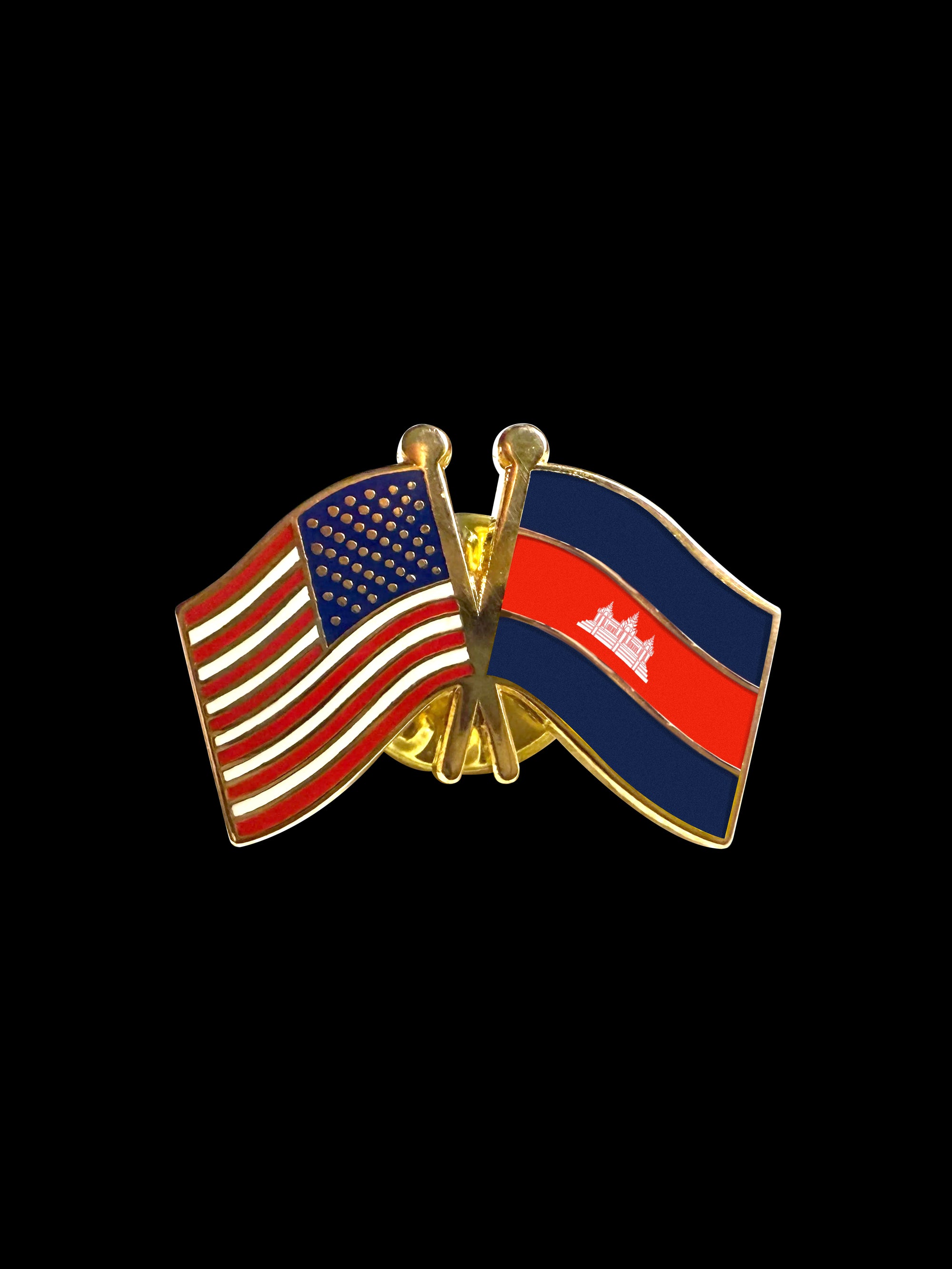 Cambodia Friendship Lapel Pin
