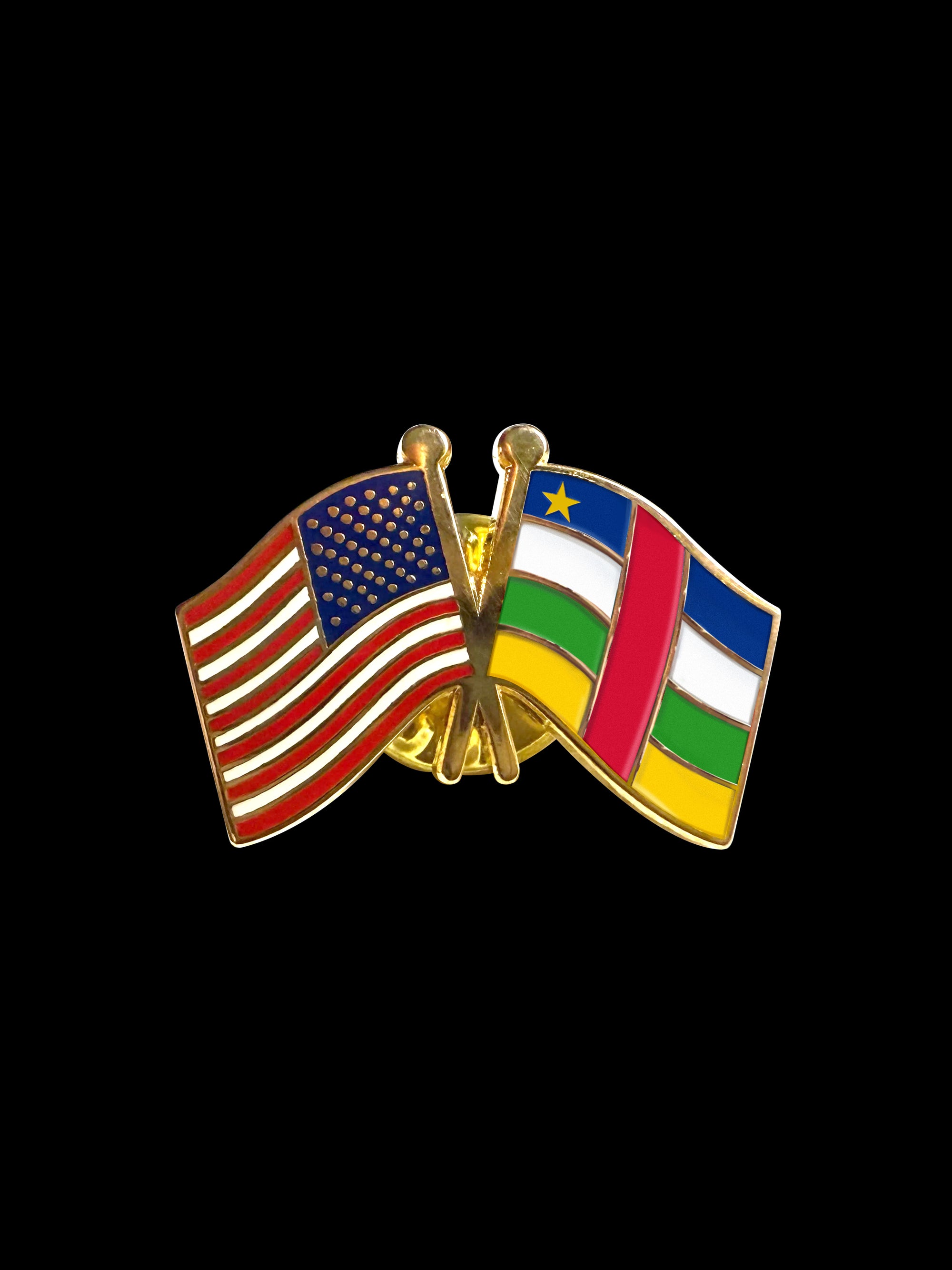 Central African Republic Friendship Lapel Pin