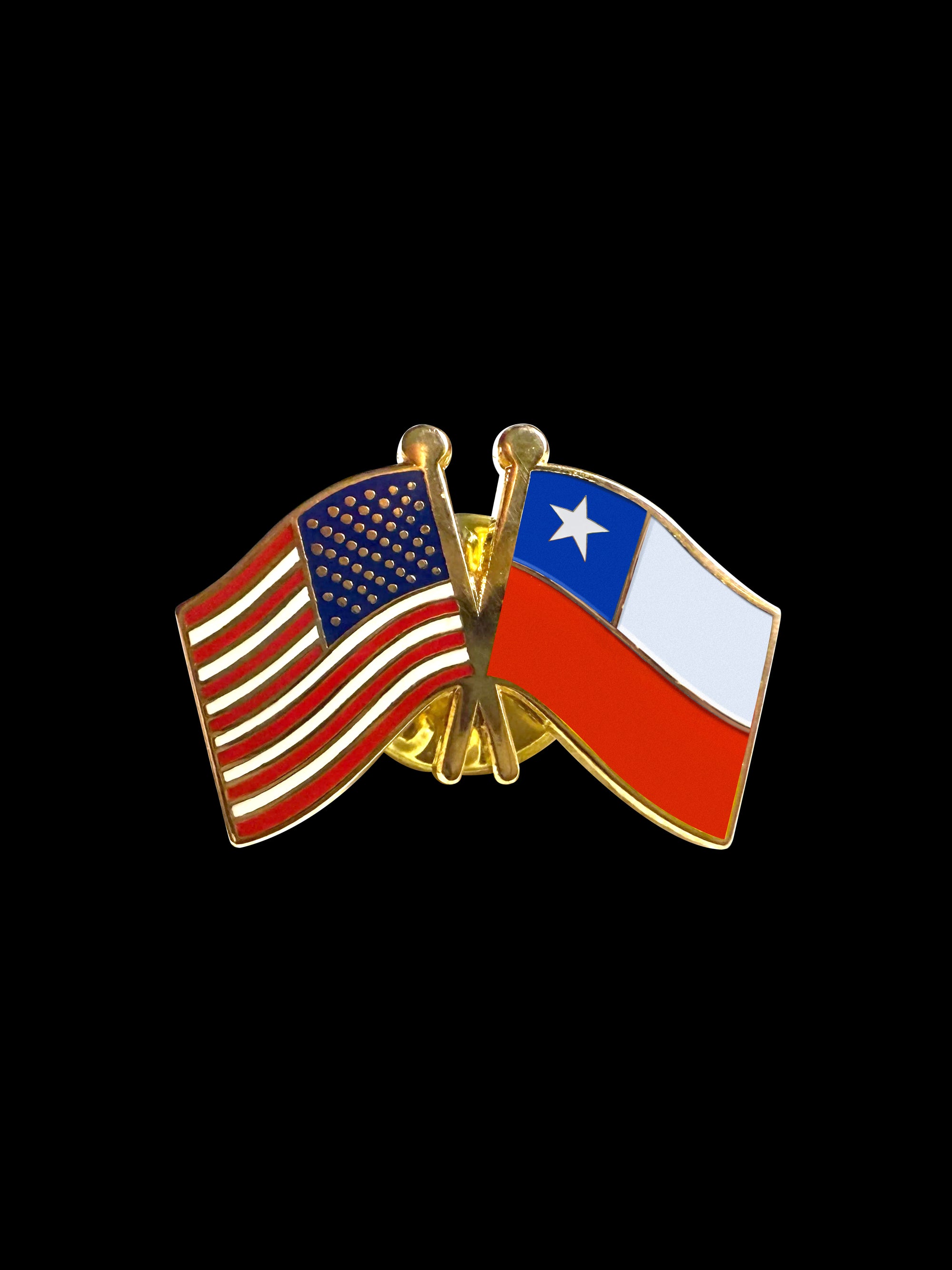 Chile Friendship Lapel Pin
