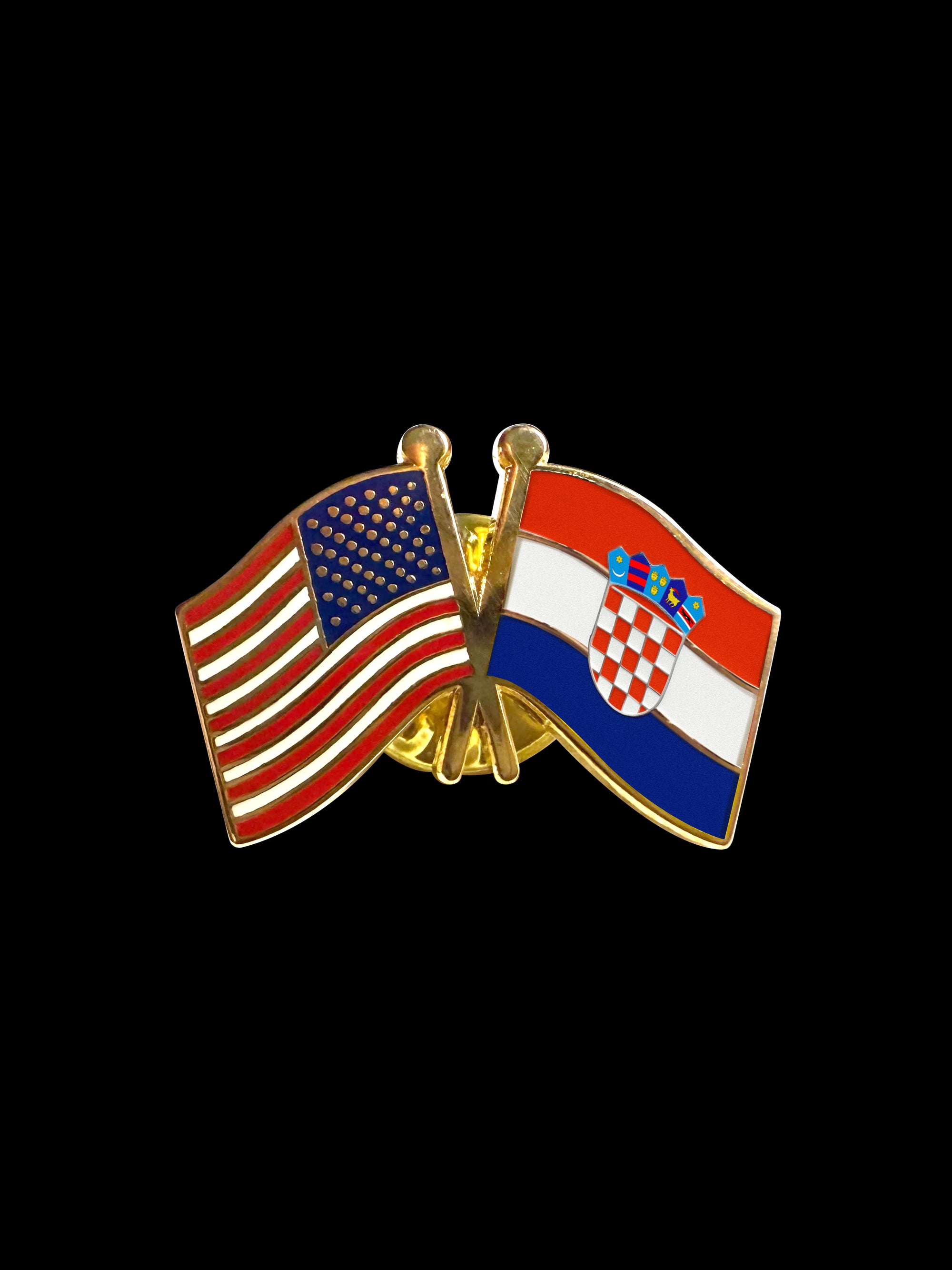 Croatia Friendship Lapel Pin