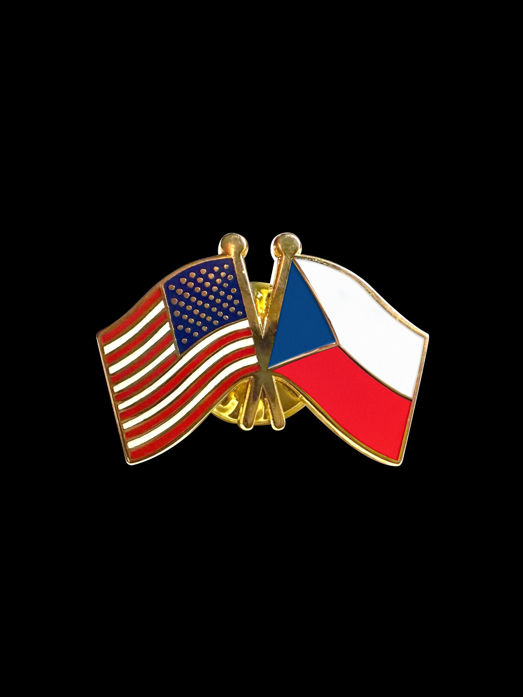 Czech Republic Friendship Lapel Pin