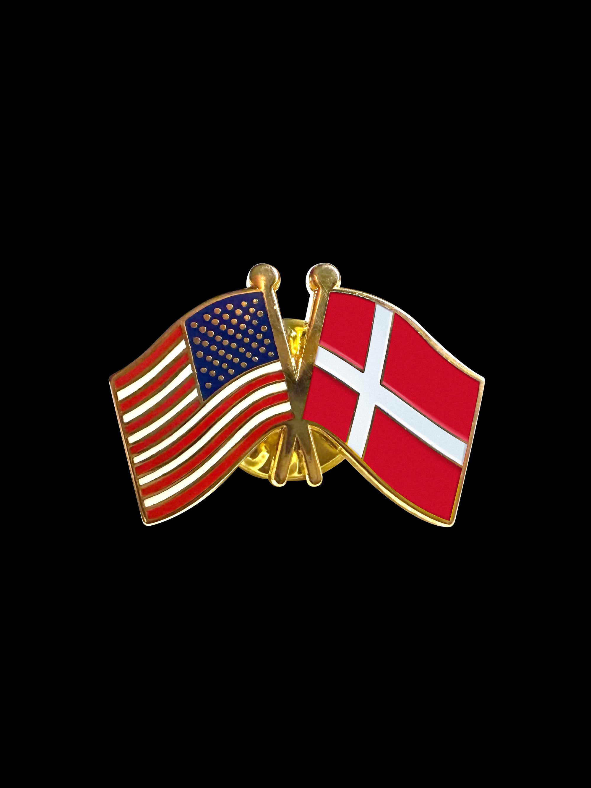 Denmark Friendship Lapel Pin