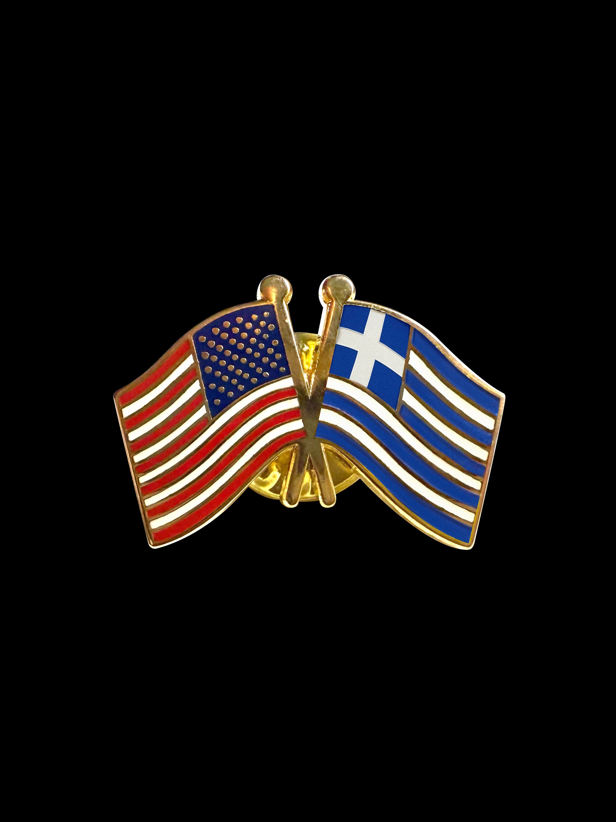 Greece Friendship Lapel Pin