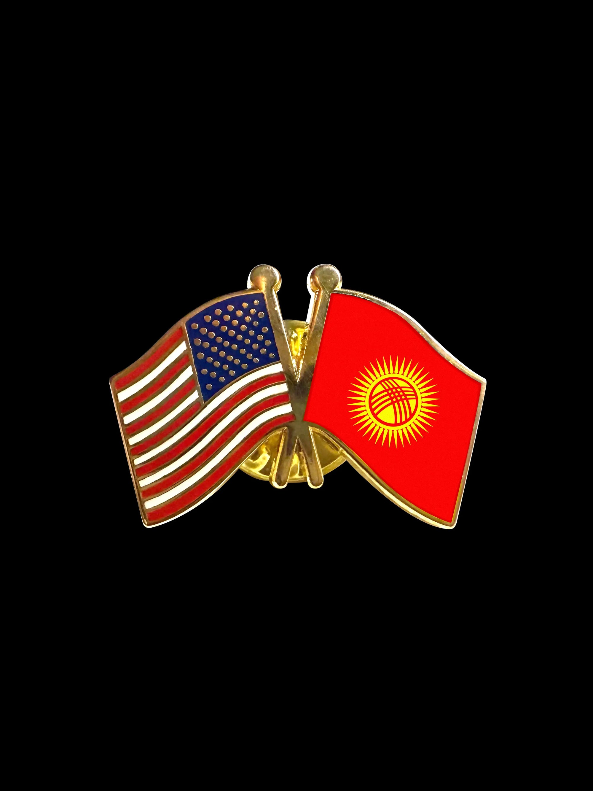 Kyrgyzstan Friendship Lapel Pin