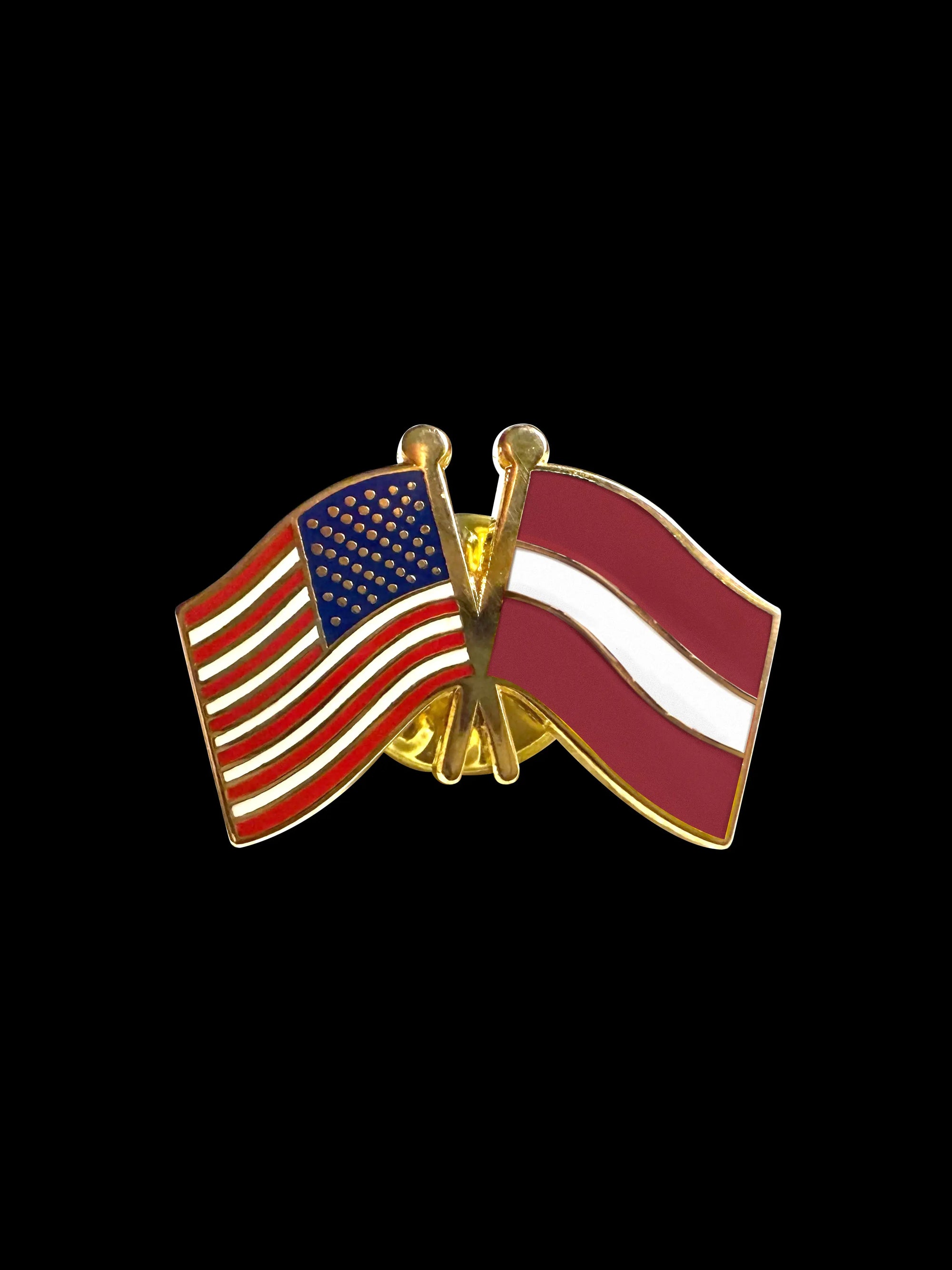 Latvia Friendship Lapel Pin