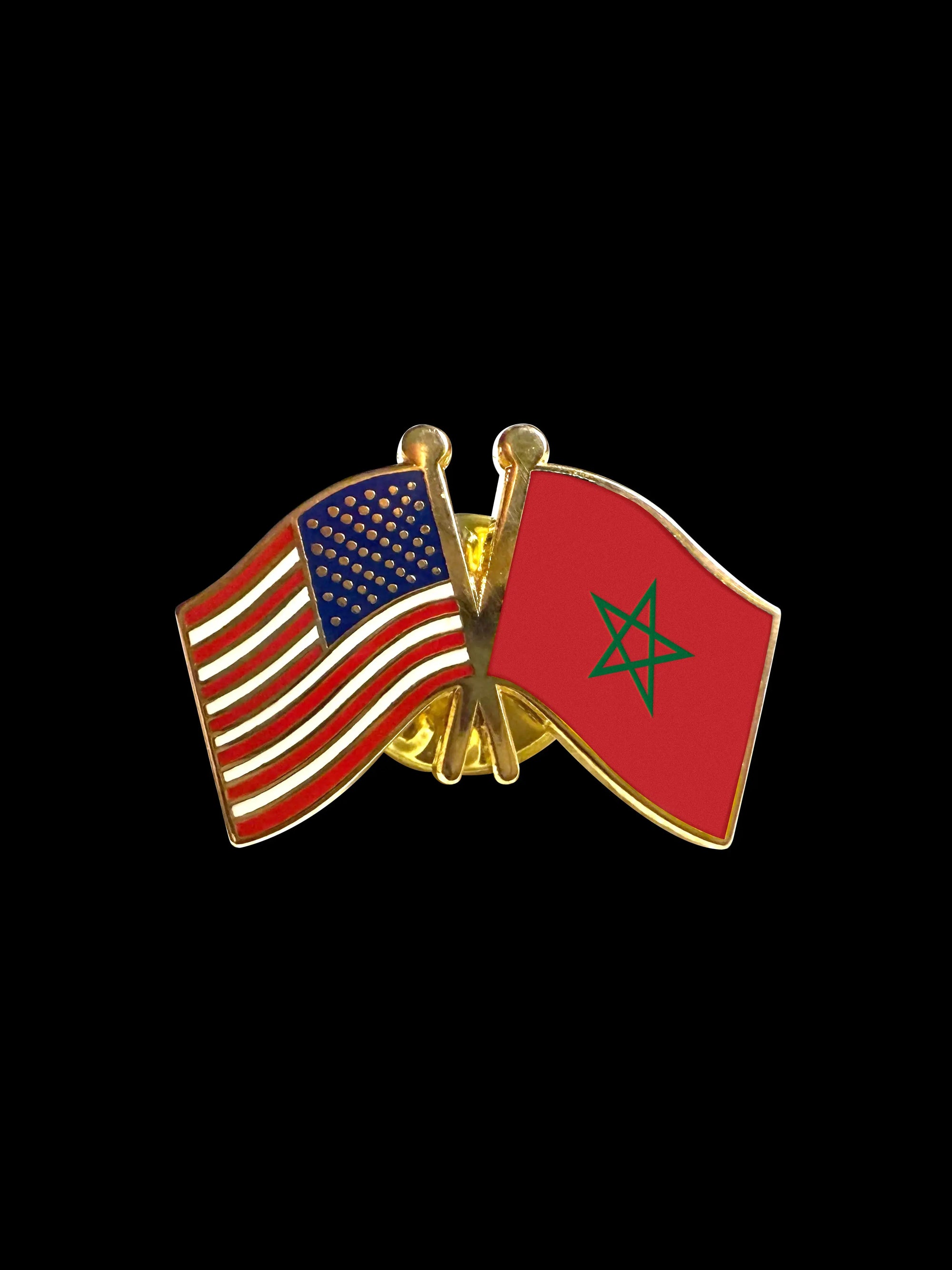Morocco Friendship Lapel Pin