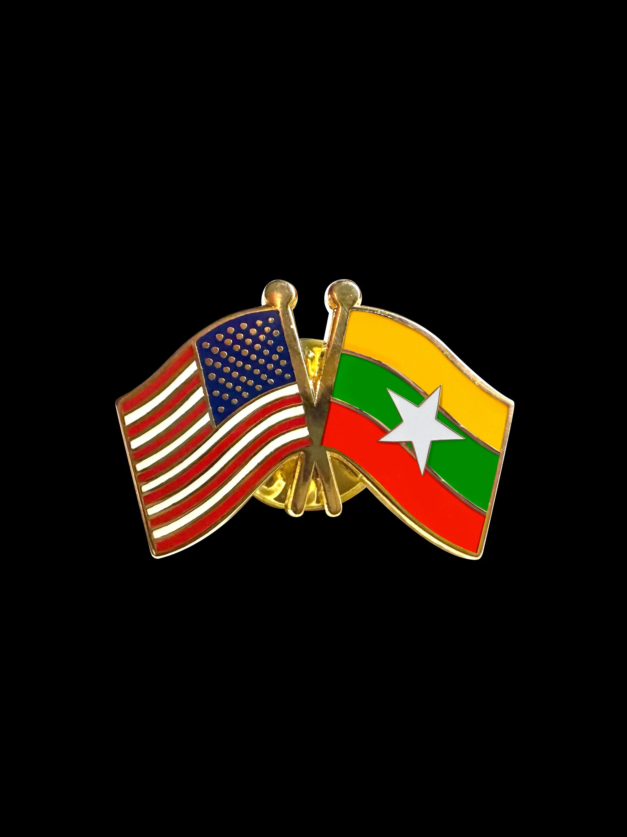 Myanmar Friendship Lapel Pin