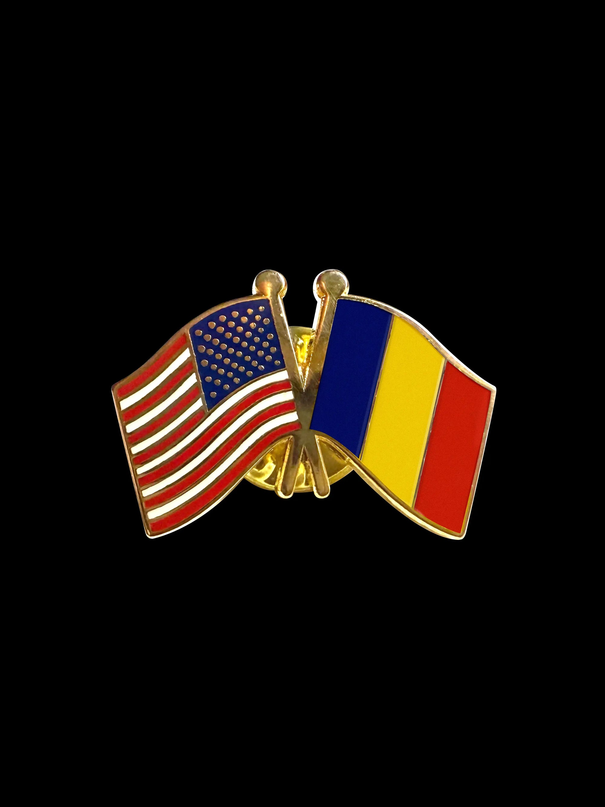 Romania Friendship Lapel Pin