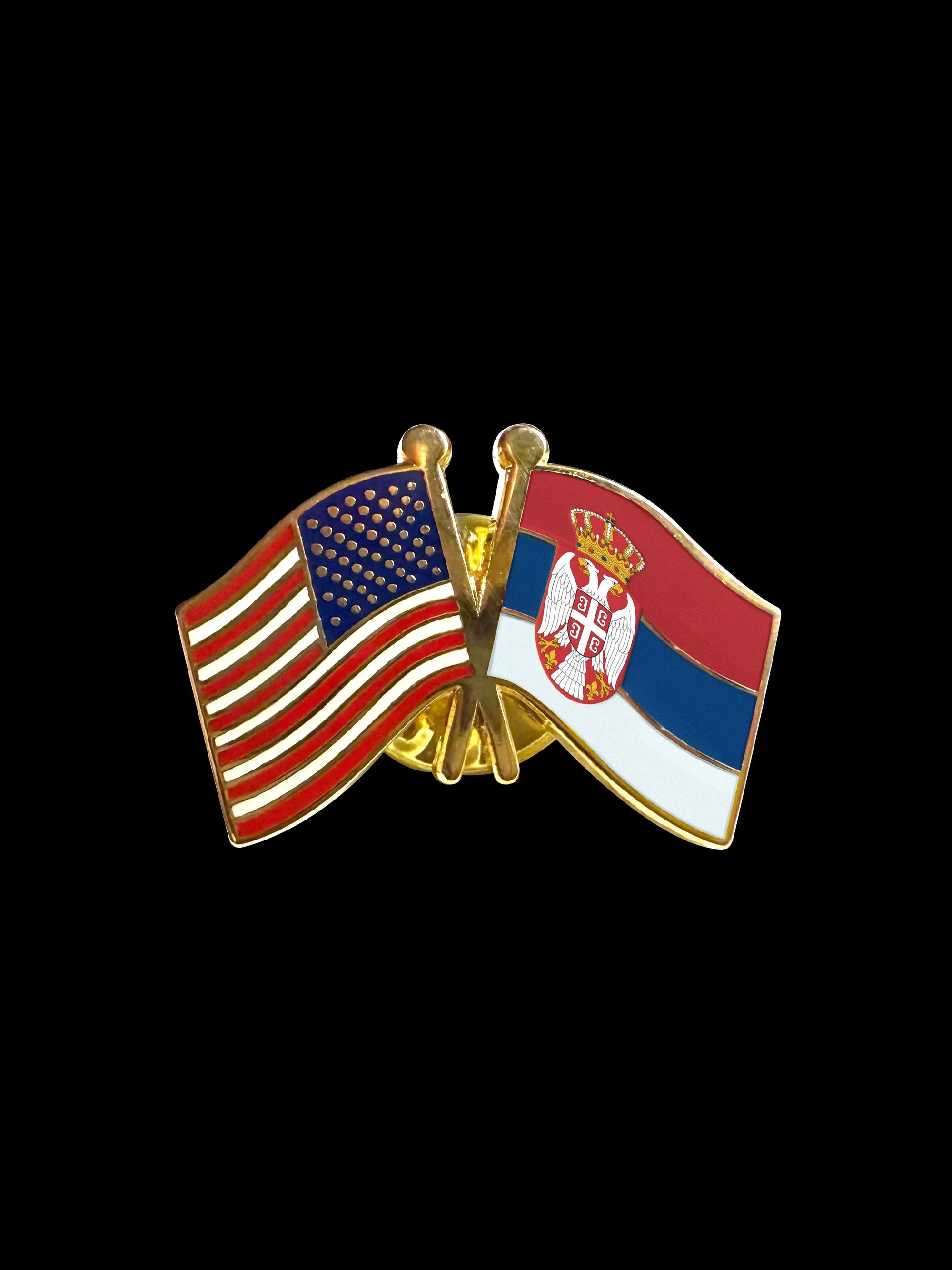 Serbia Friendship Lapel Pin