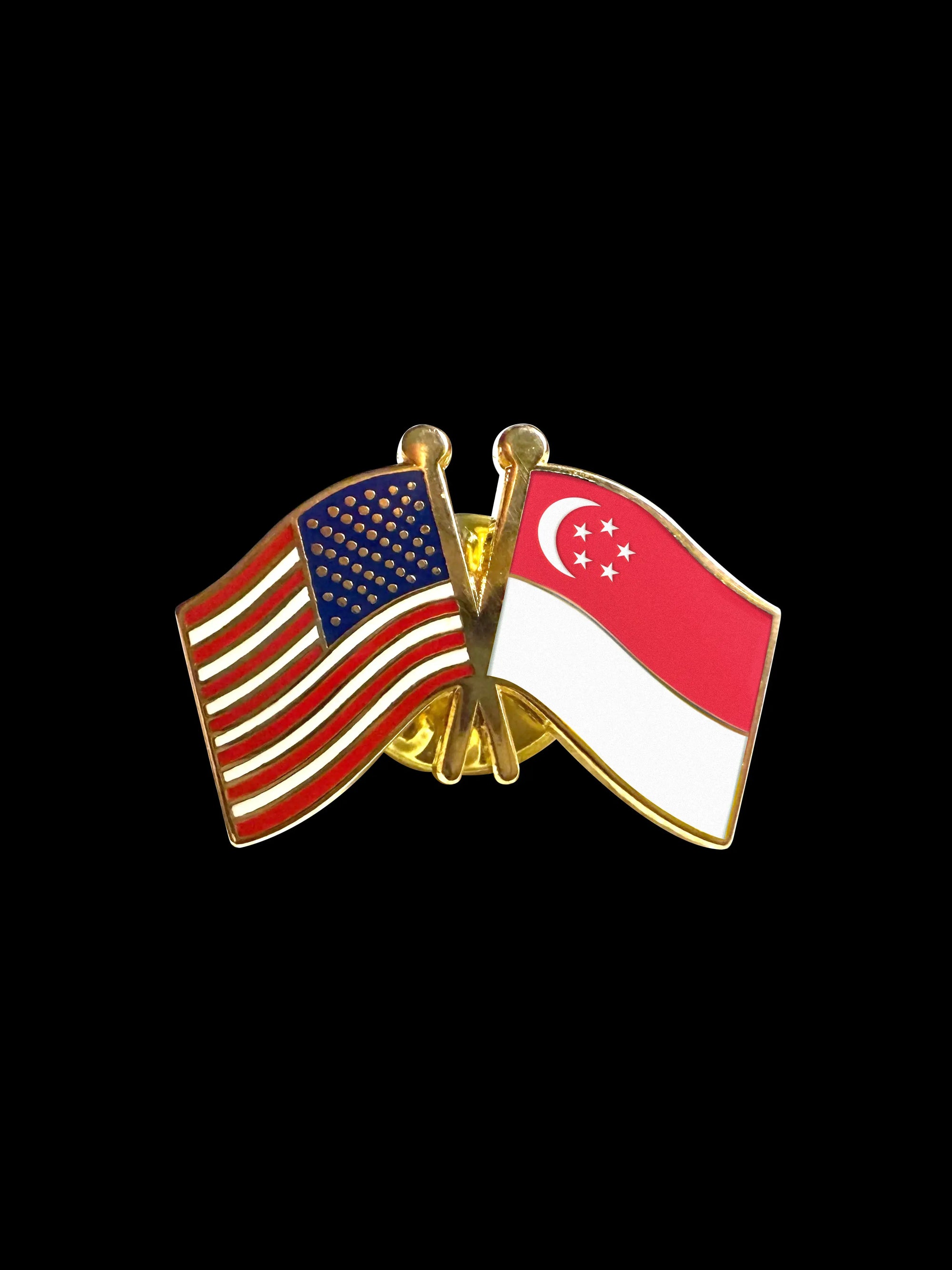 Singapore Friendship Lapel Pin
